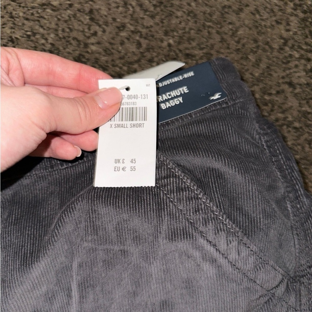 Hollister women’s Dark Gray Corduroy Pants